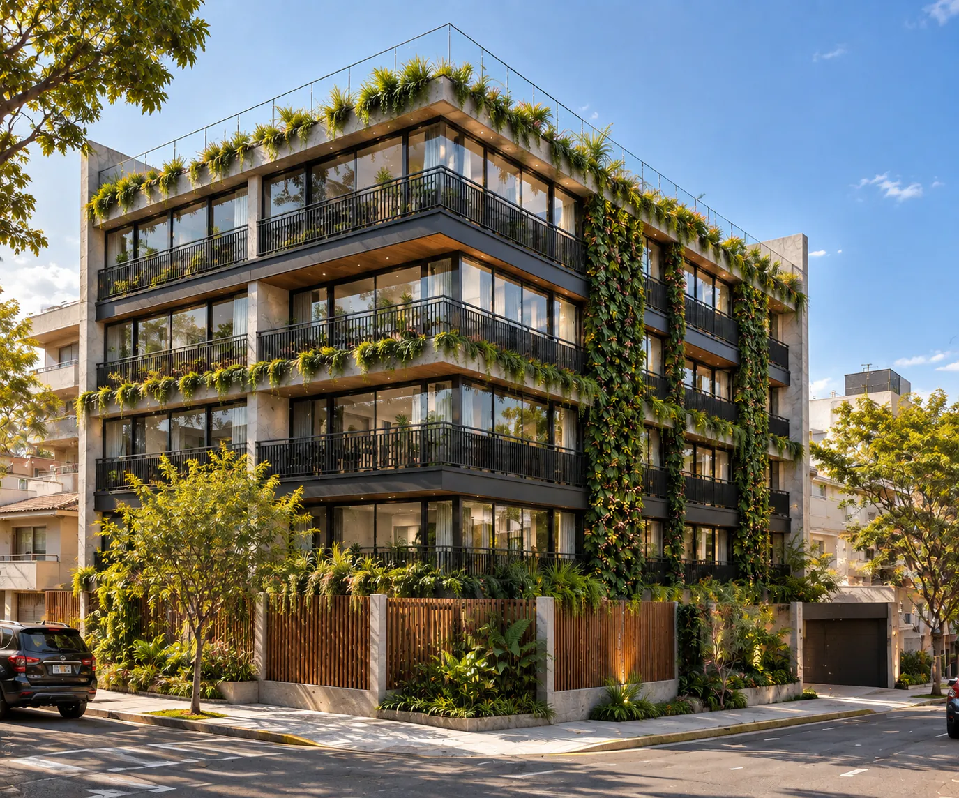 Fachada completa de ARIA I