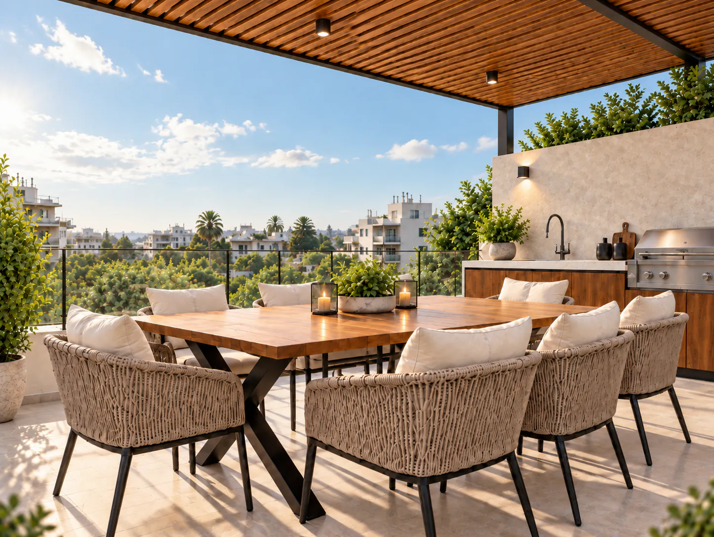 Terraza privada de Aria II